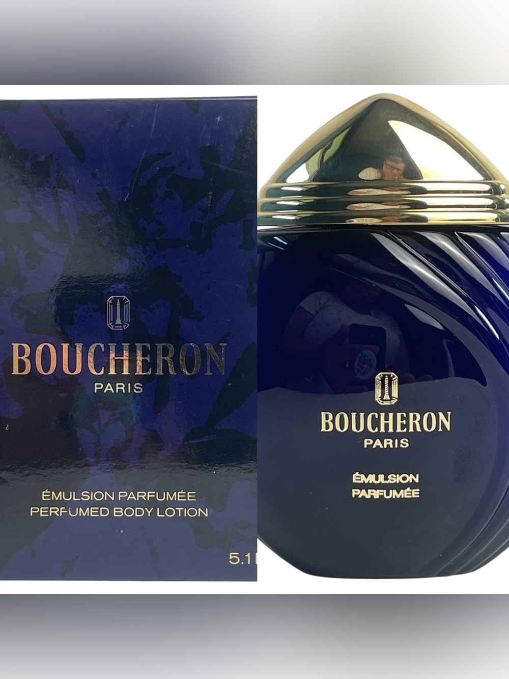 Vintage Boucheron 5.1 Fl oz Emulsion Perfumed Body Lotion NIB